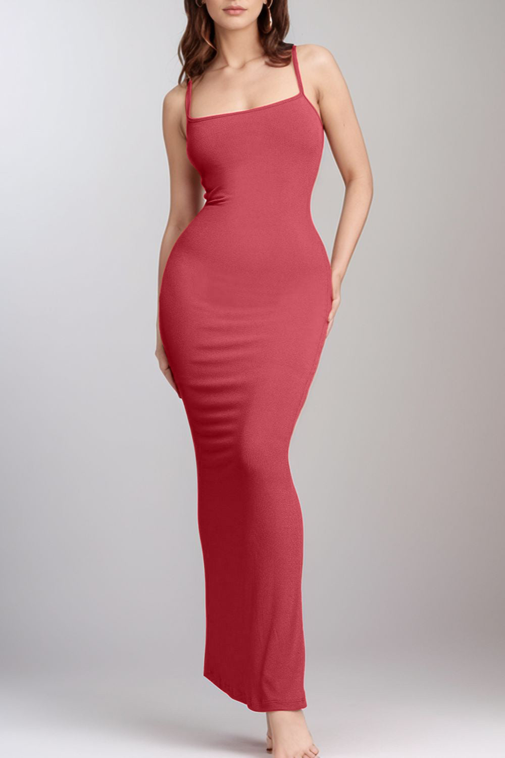 Elegant Maxi Dress with Built-In Shapewear for Confidence