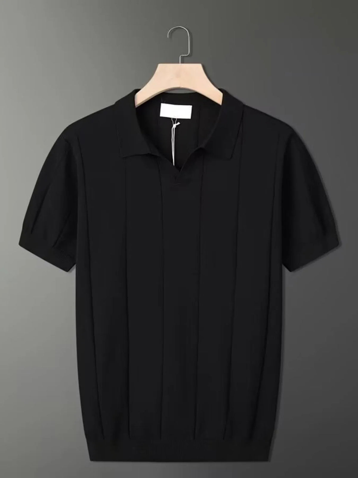 Men's Plus Size Collared Neck Short Sleeve Polo