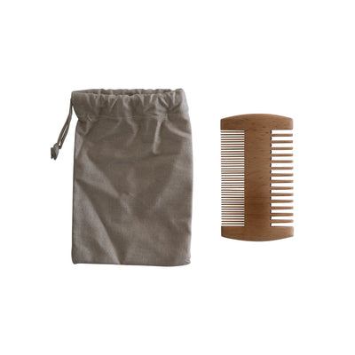 Eco-Friendly Bamboo Beard Comb for Effortless Grooming