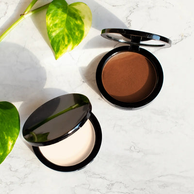 Versatile Dual Blend Powder Foundation - Ecru for Flawless Skin