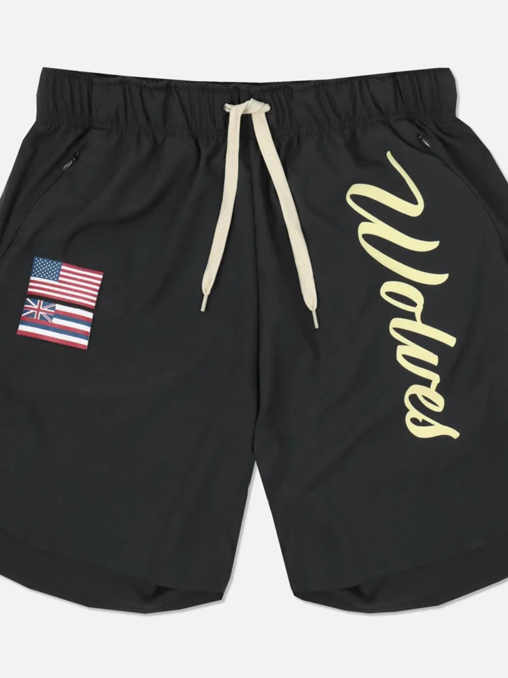 Men's Plus Size Drawstring US Flag Active Shorts