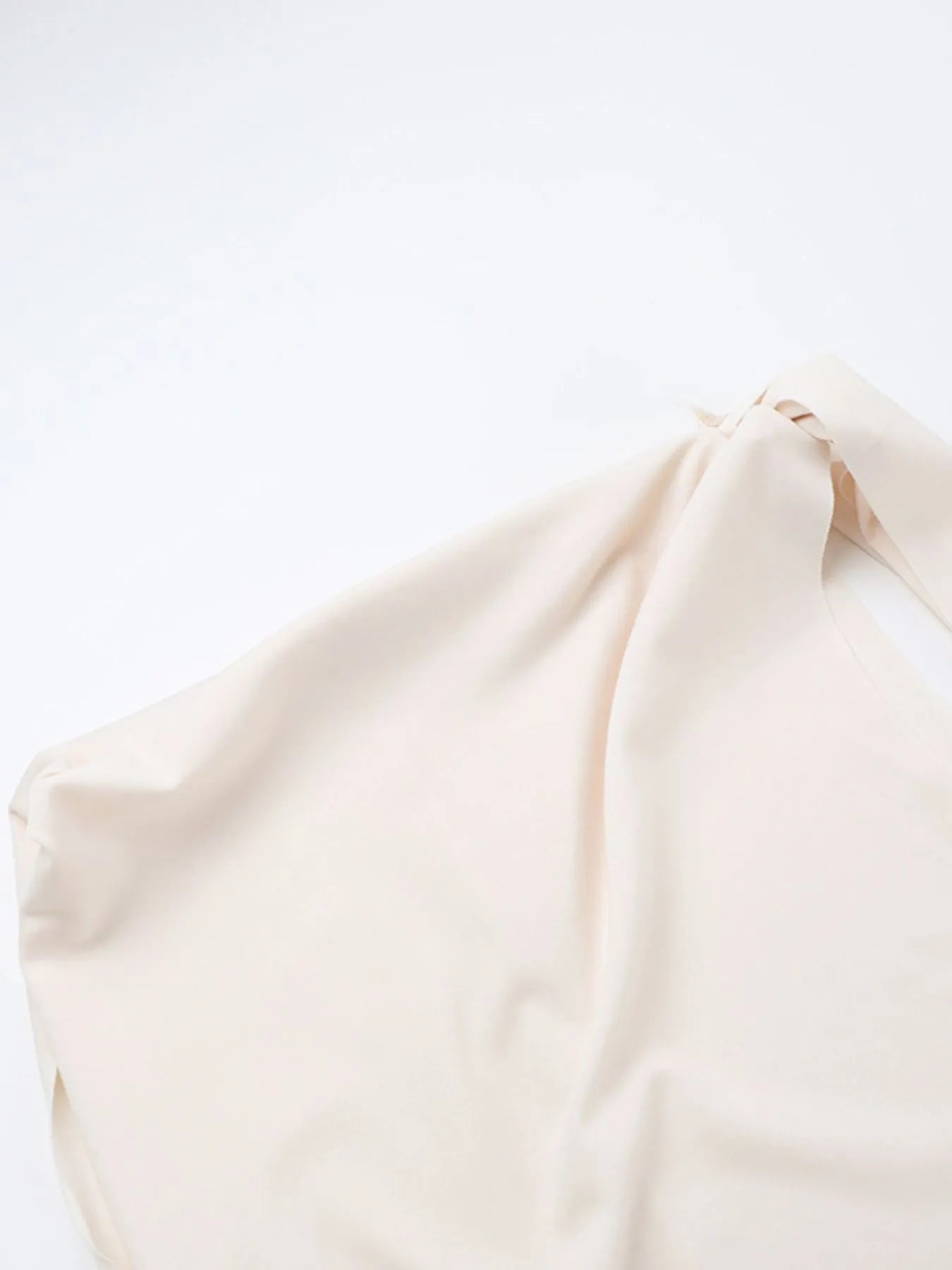 Asymmetrical Tied Sleeveless Maxi Dress