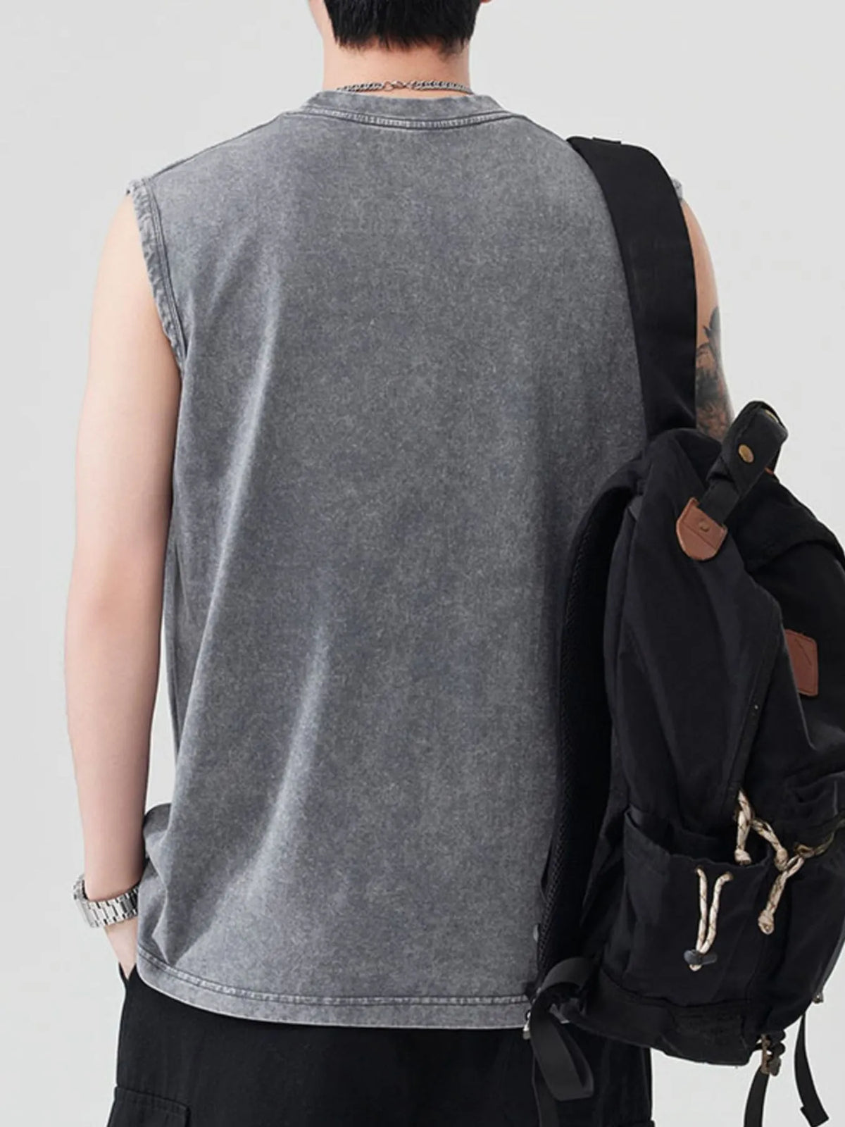 Men's Spider Round Neck Tank