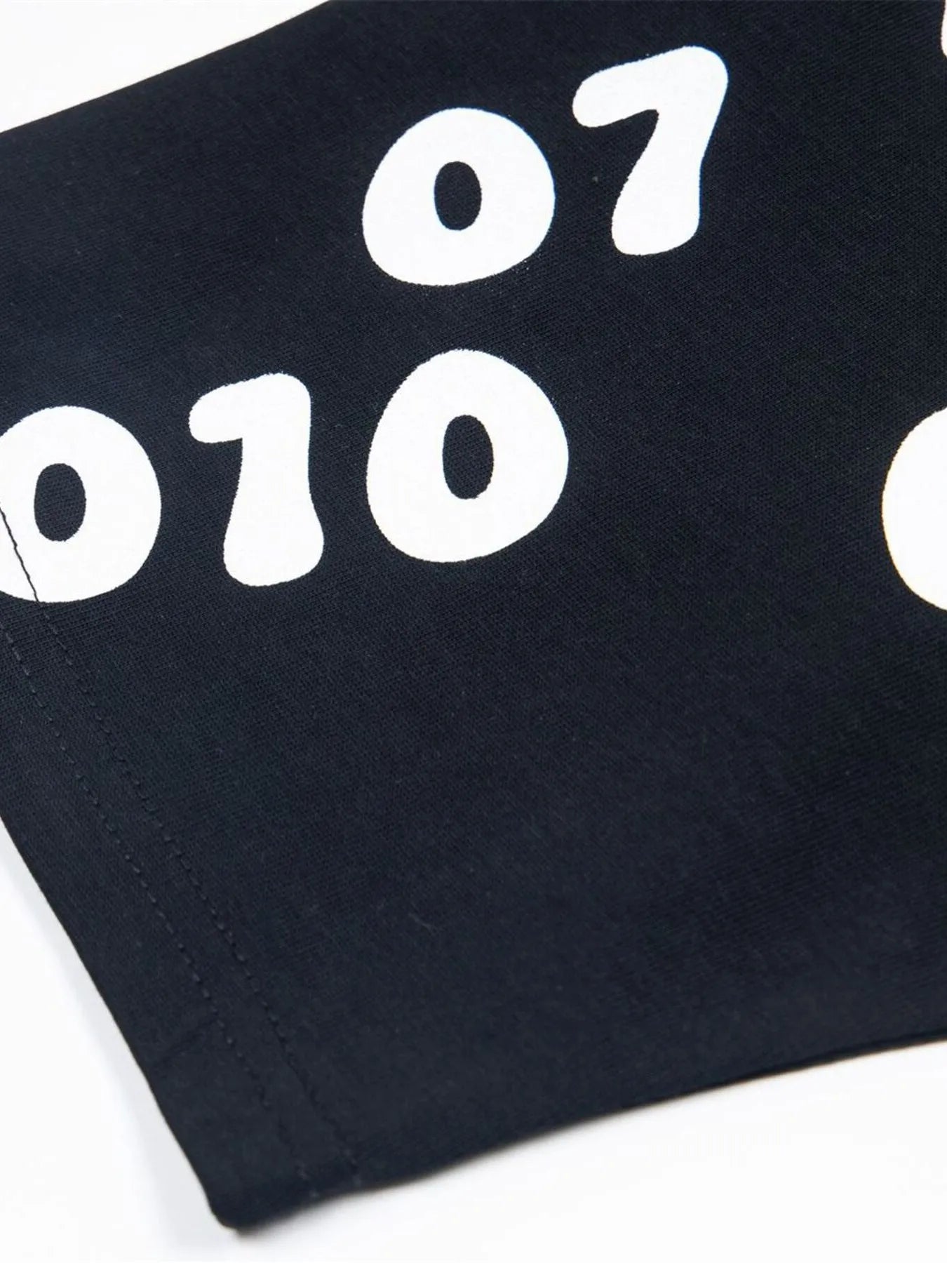 Men's Number Print Short Sleeve Oversized T-Shirt