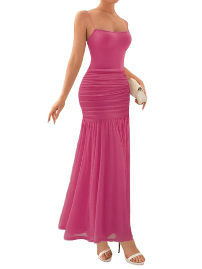 Ruched Maxi Cami Dress