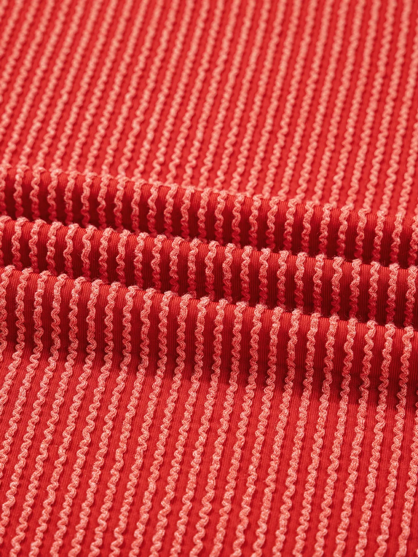 Merry Twisted Rib Christmas Loose Long Sleeve Top