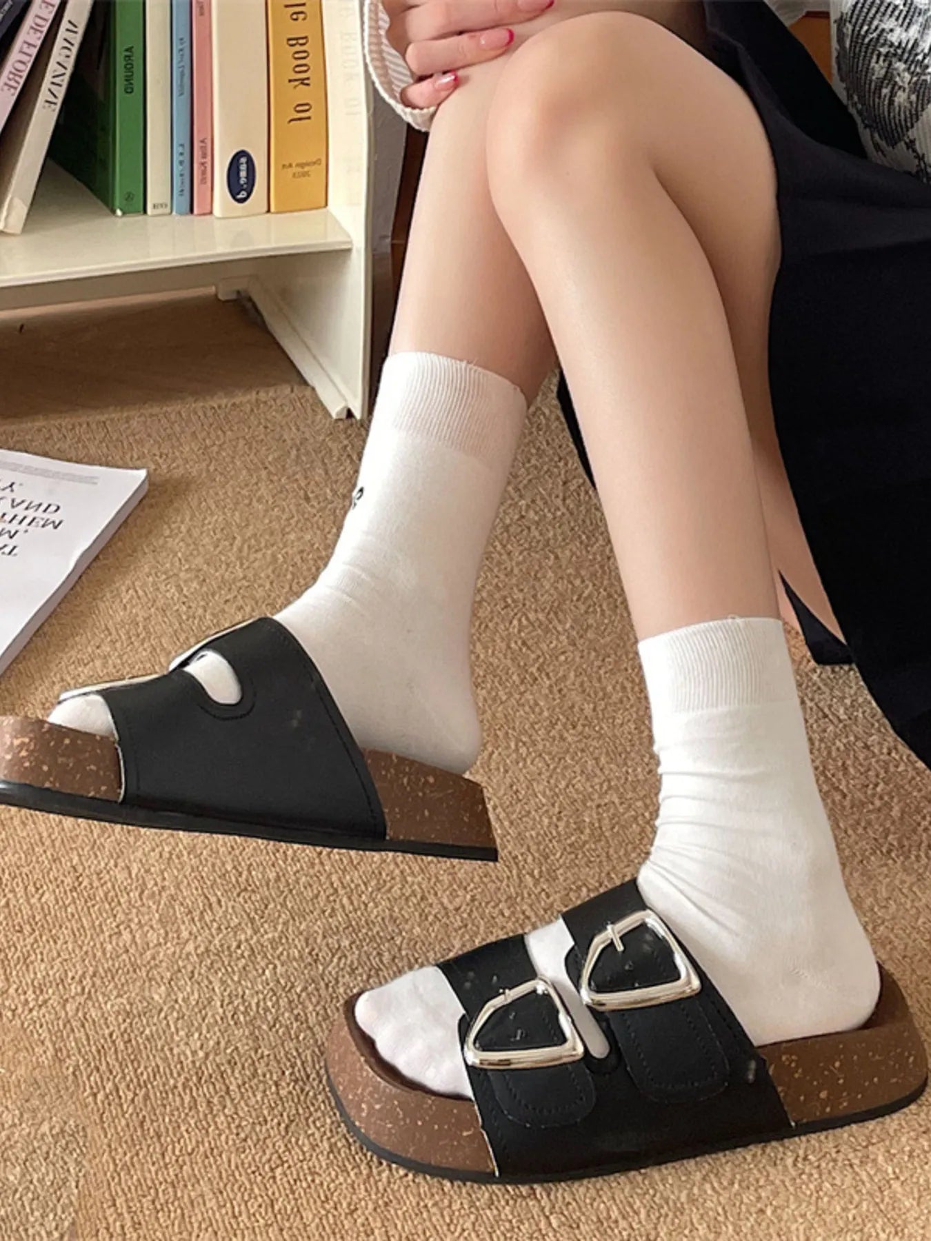 Double Buckle Comfort Sandals