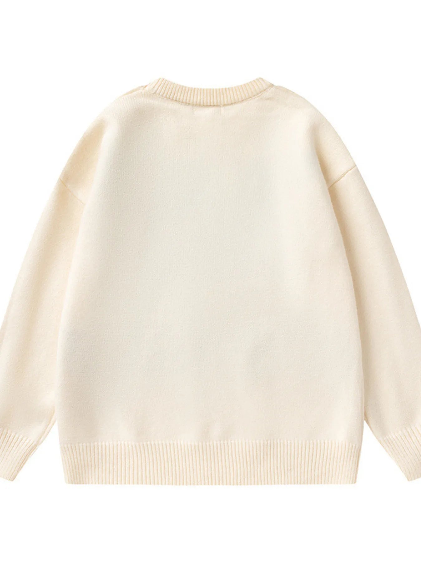 Plus Size Christmas Reindeer Long Sleeve Sweater