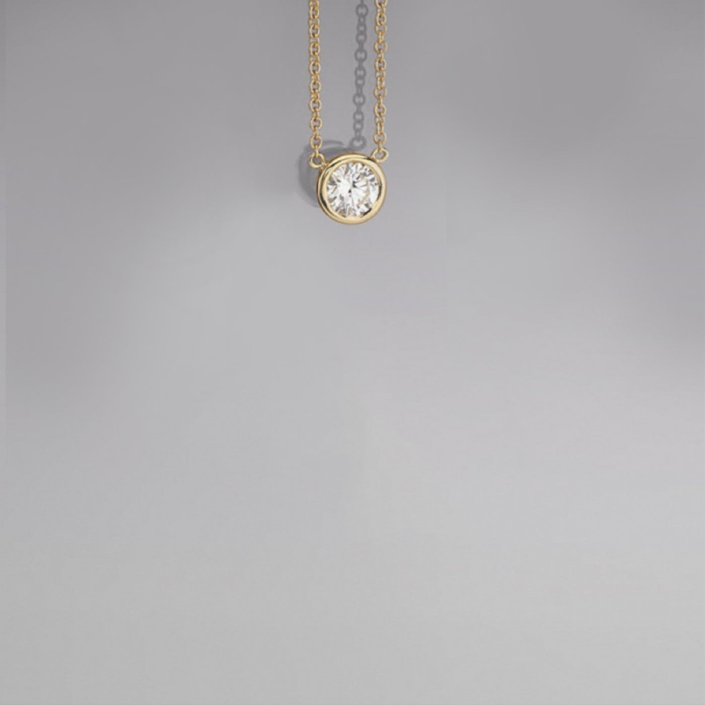 Elegant 18K Gold-Plated Teardrop Necklace with Crystal Accents