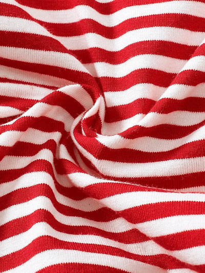 Children's Christmas Santa Striped Pajama Set