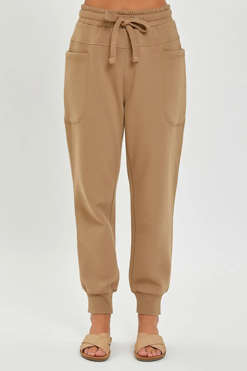 RISEN High Rise Relaxed Joggers