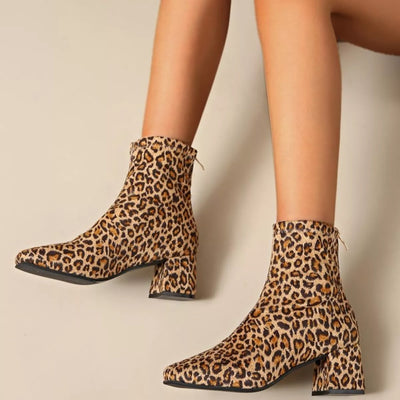 Block Heel Ankle Boots