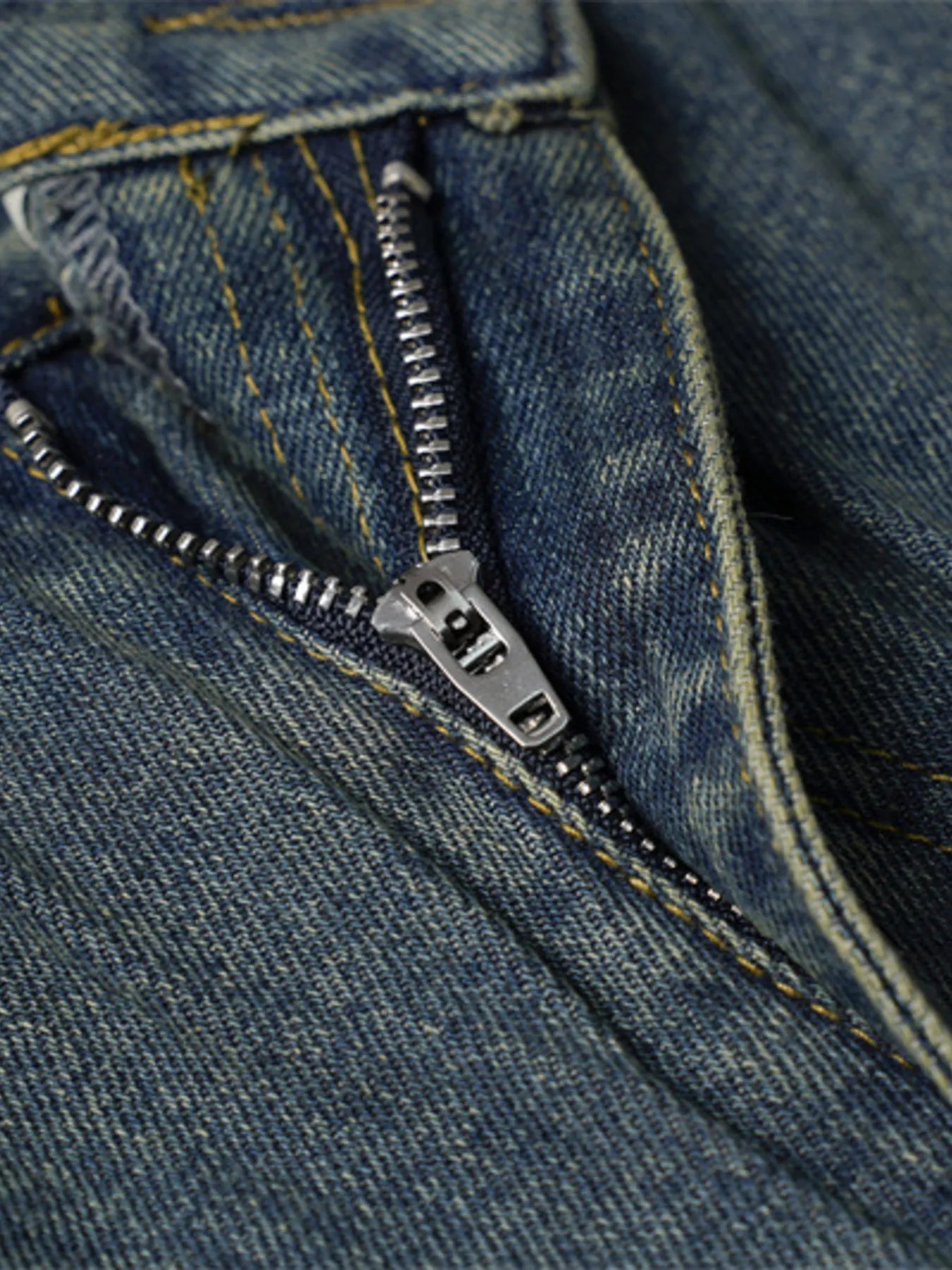 Men's Washed Denim Shorts
