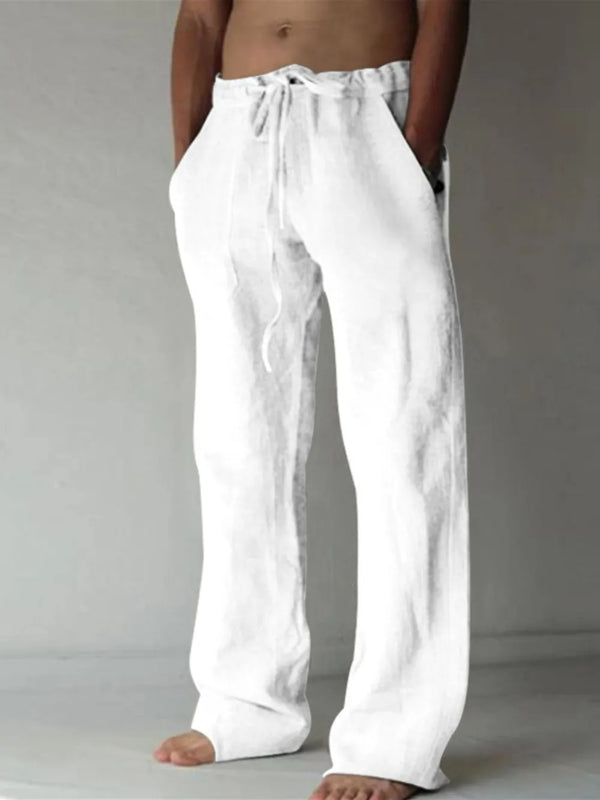 Men's Plus Size Drawstring Loose Fit Pants