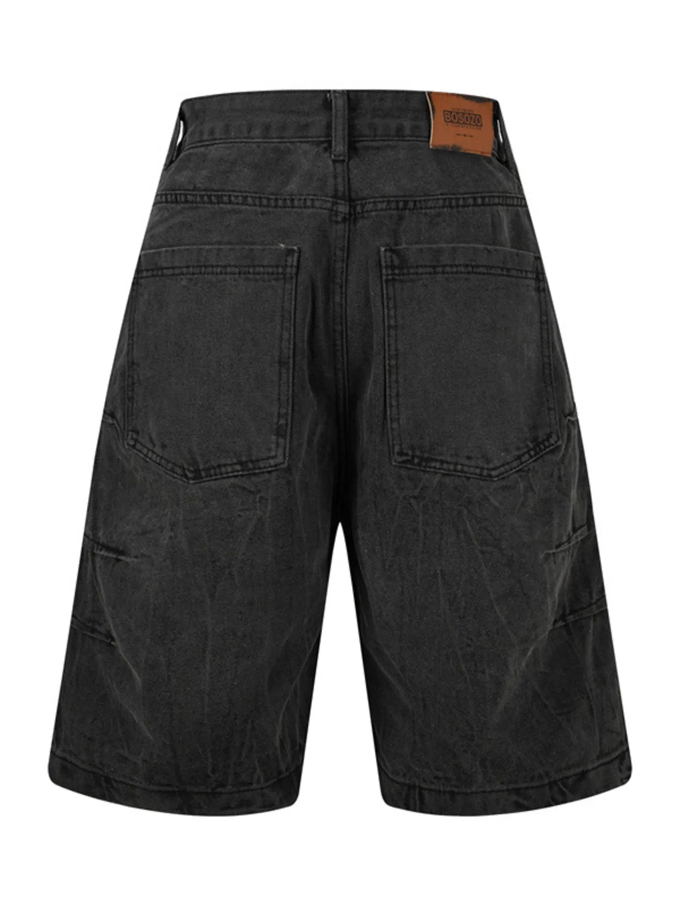 Men's Washed Denim Shorts