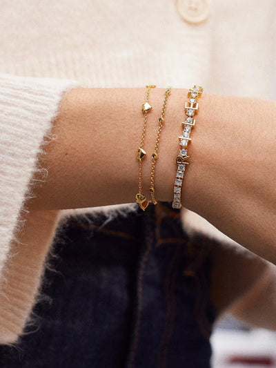 Elegant 18K Gold-Plated Titanium Steel Bracelet