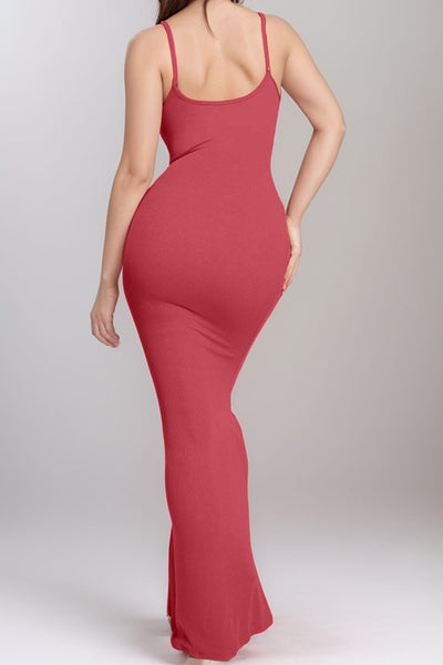 Elegant Maxi Dress with Built-In Shapewear for Confidence