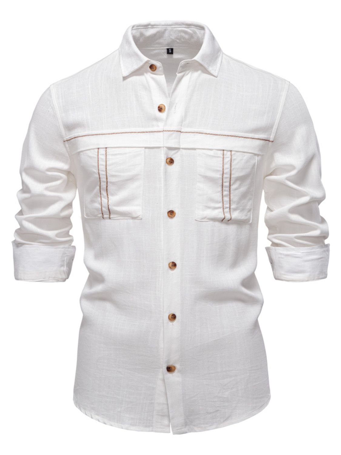 Men's Button Down Collared Neck Shirt for Stylish Comfort