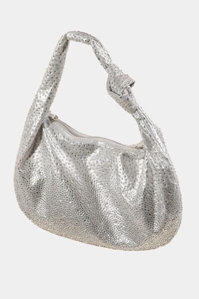 Fame Rhinestone Studded Handbag for Stylish Glamour
