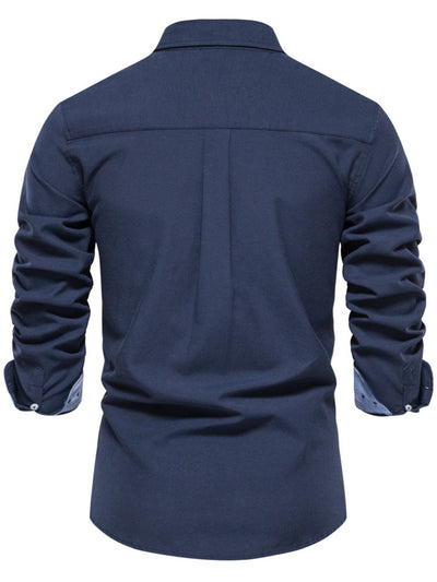 Men's Button Down Collared Neck Shirt for Stylish Comfort
