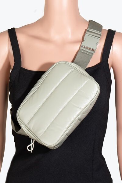 Fame Quilted Nylon Crossbody Bag for Chic Everyday Style