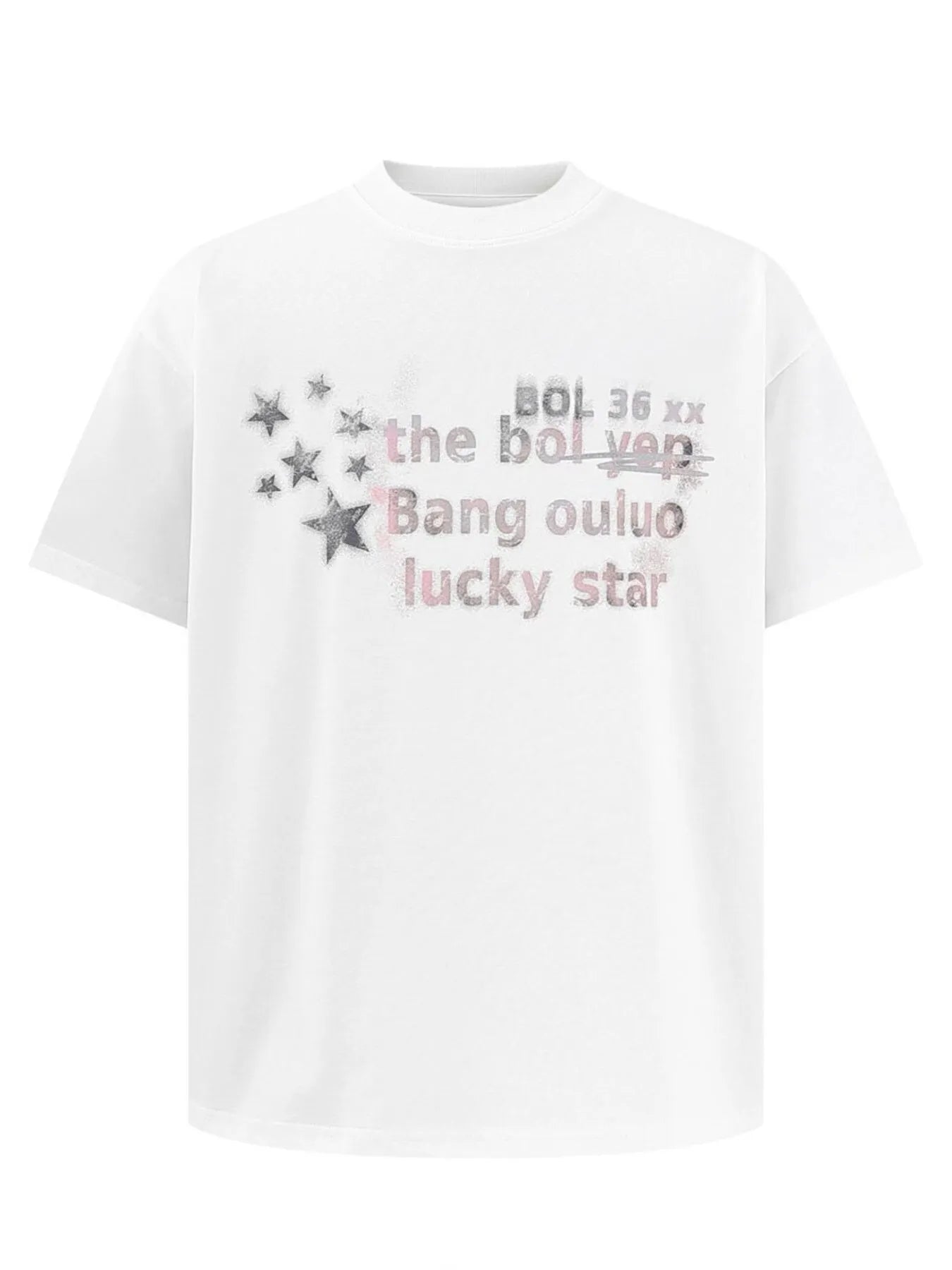Men's Star Letter Graphic Short Sleeve T-Shirt