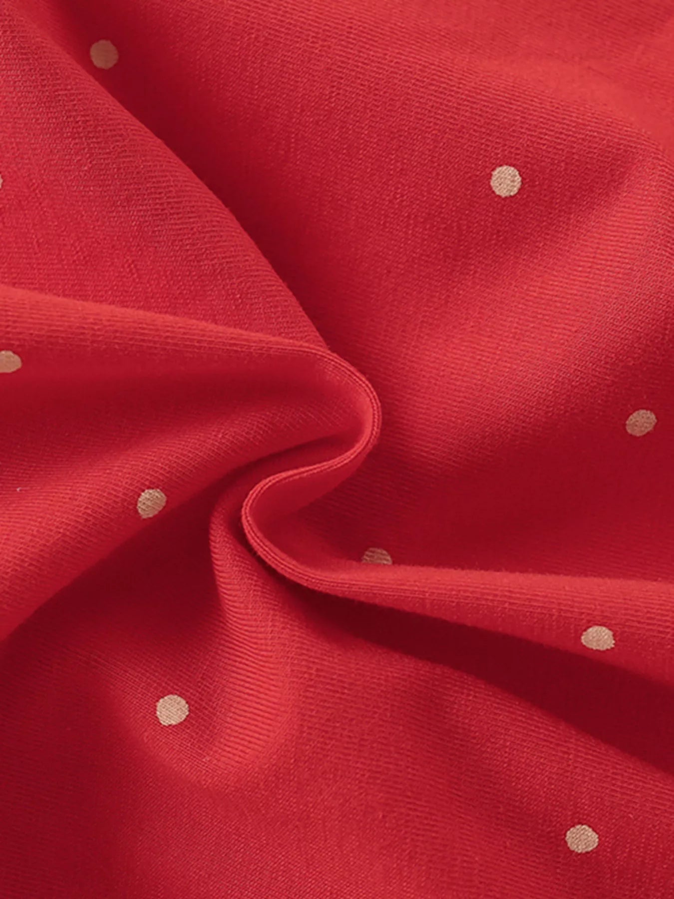 Children's Reindeer Polka Dot Button Detail Dress