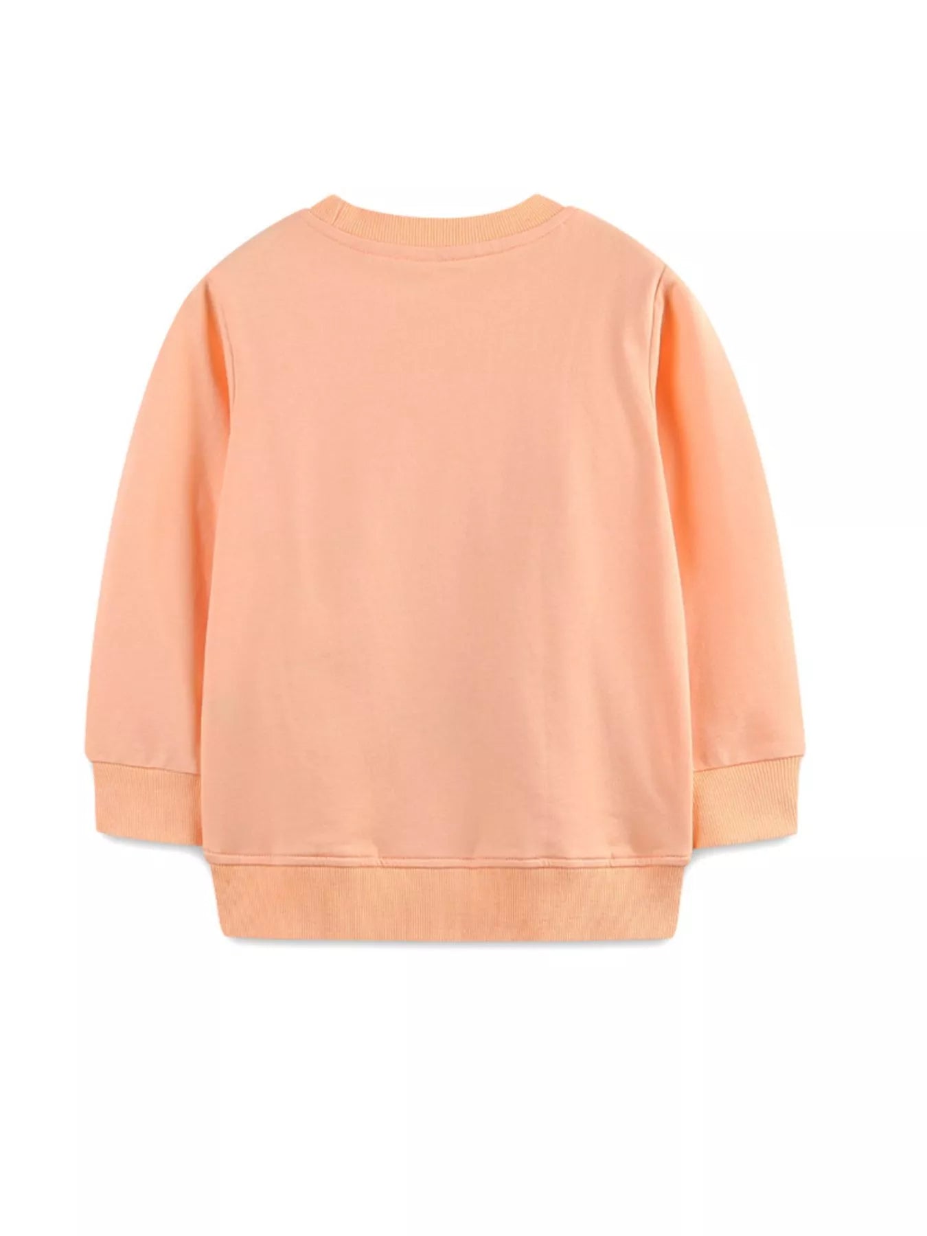 Children's Christmas Print Round Neck Sweatshirt