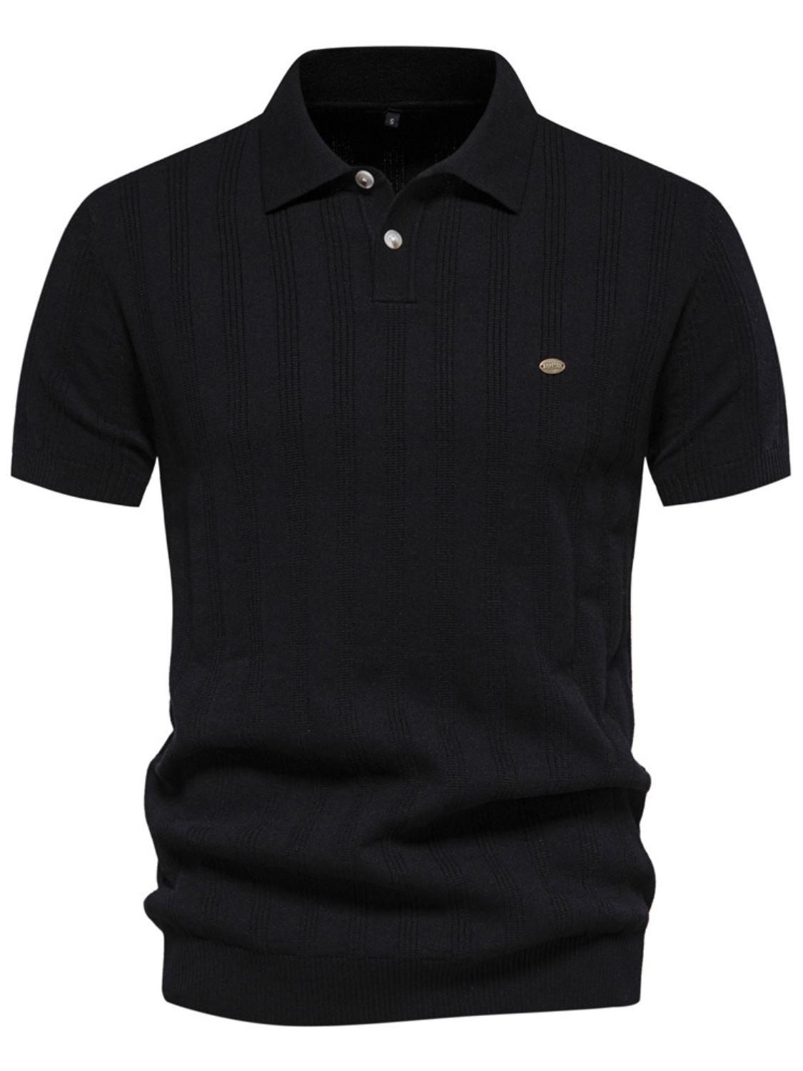 Men's Collared Neck Short Sleeve Knit Polo for Every Occasion