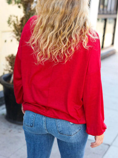 Christmas Tree Sequin Long Sleeve Sweatshirt