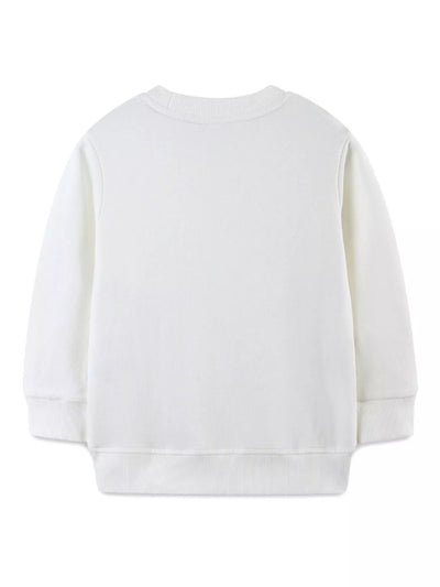 Children's Reindeer Embroidered Sweatshirt