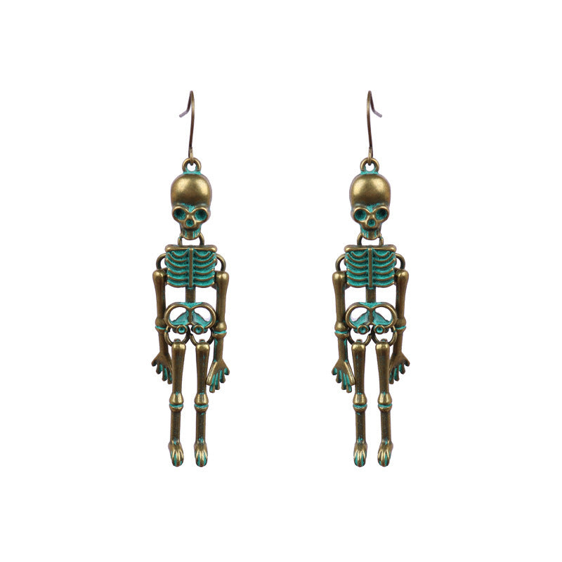 Skeleton Halloween Dangle Earrings