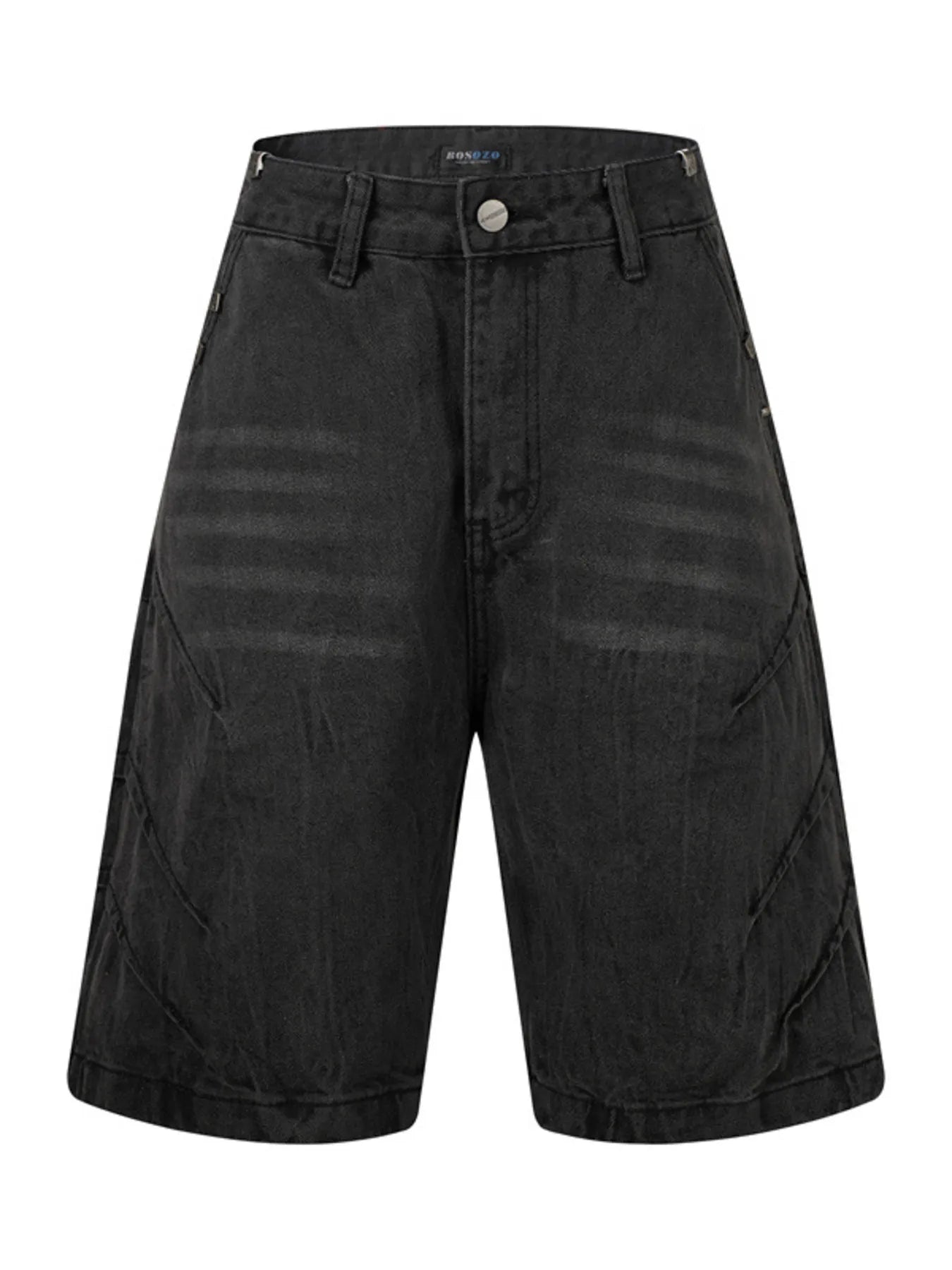 Men's Washed Denim Shorts