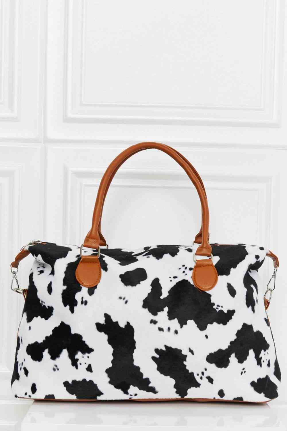 Stylish Animal Print Brushed Weekender Bag for Travel