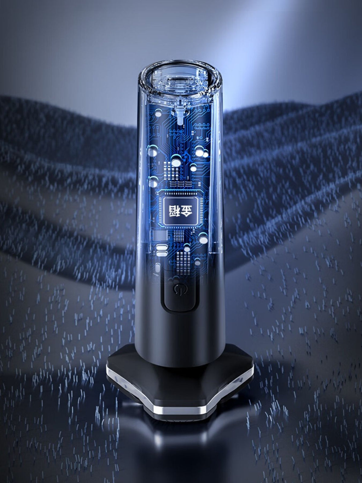 3D Rotary Electric Shaver with LED Display