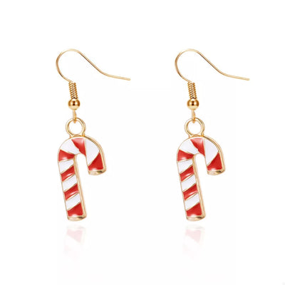 Christmas Candy Cane Earrings