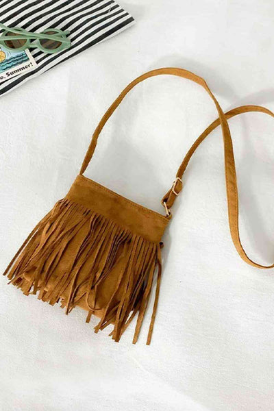 Chic Leopard Print PU Leather Crossbody Bag with Fringe