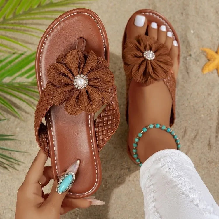 Toe Post Flats Sandals