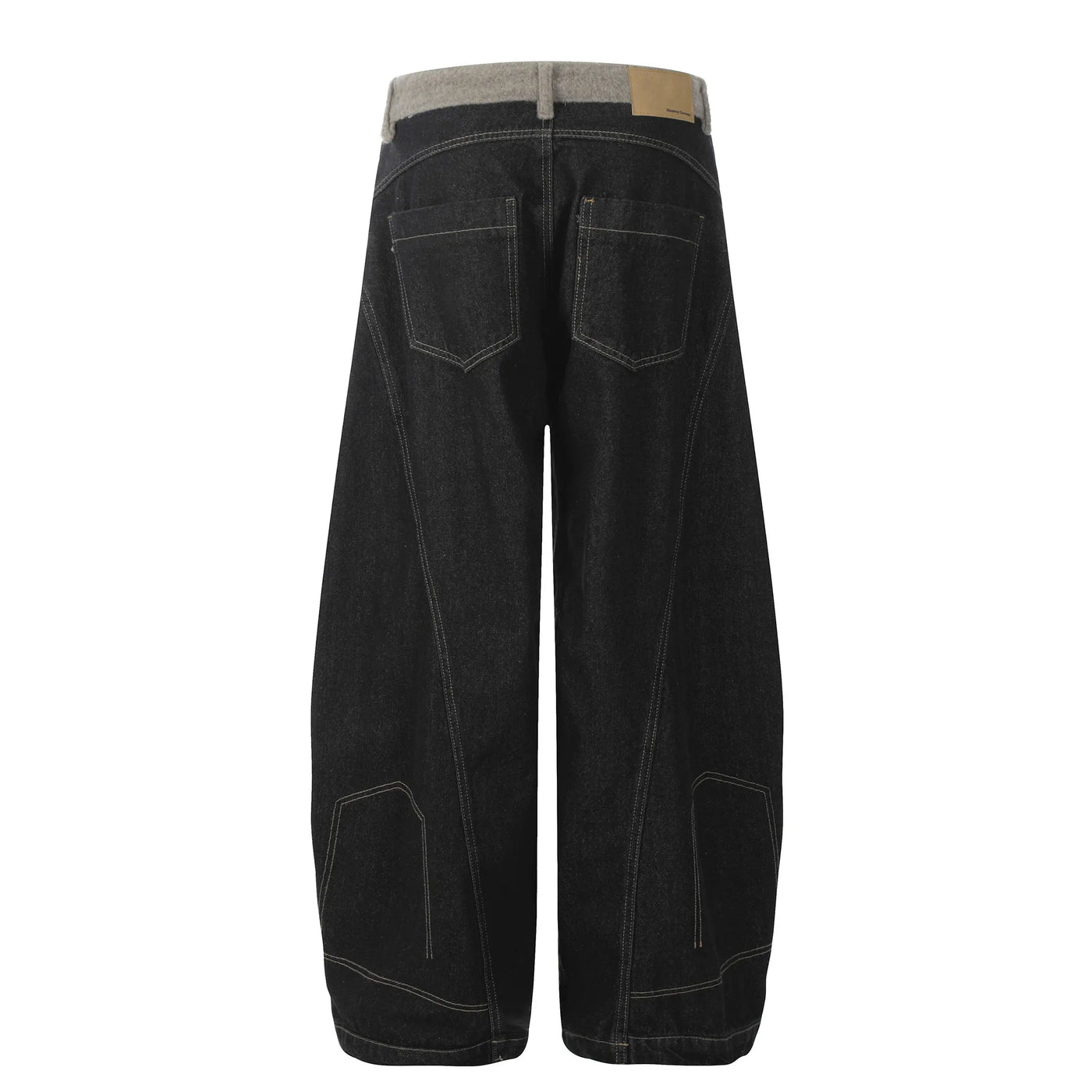Men's Pocketed Wide Leg Jeans