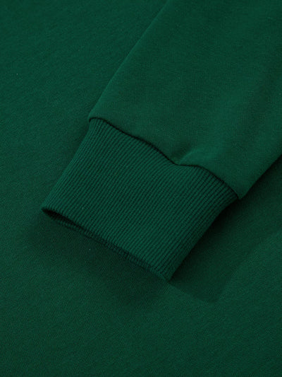 Embroidered Letter Christmas Round Neck Sweatshirt