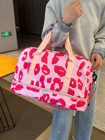 Stylish Oxford Cloth Leopard Travel Bag for All Adventures
