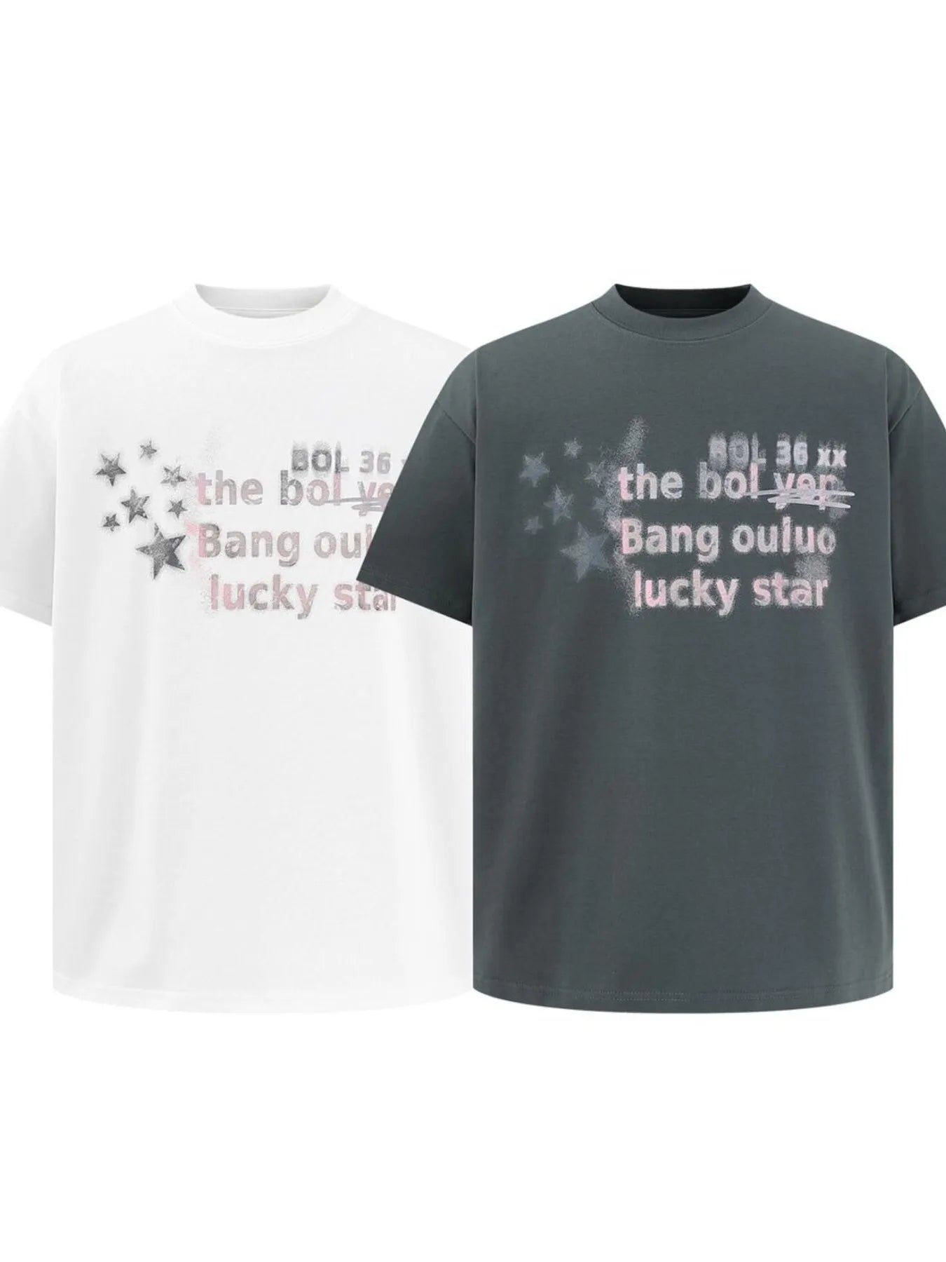 Men's Star Letter Graphic Short Sleeve T-Shirt