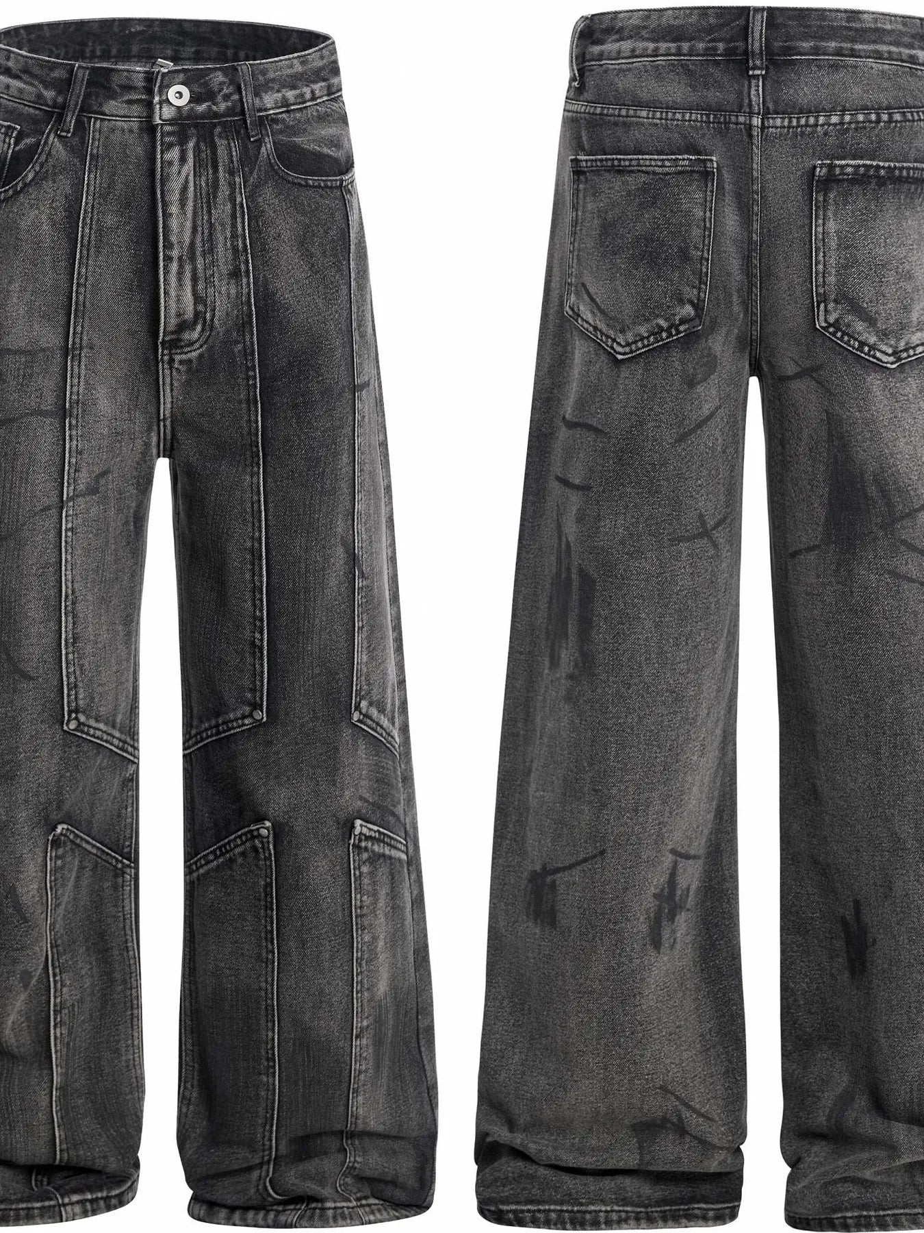 Men's Wide-Leg Jeans