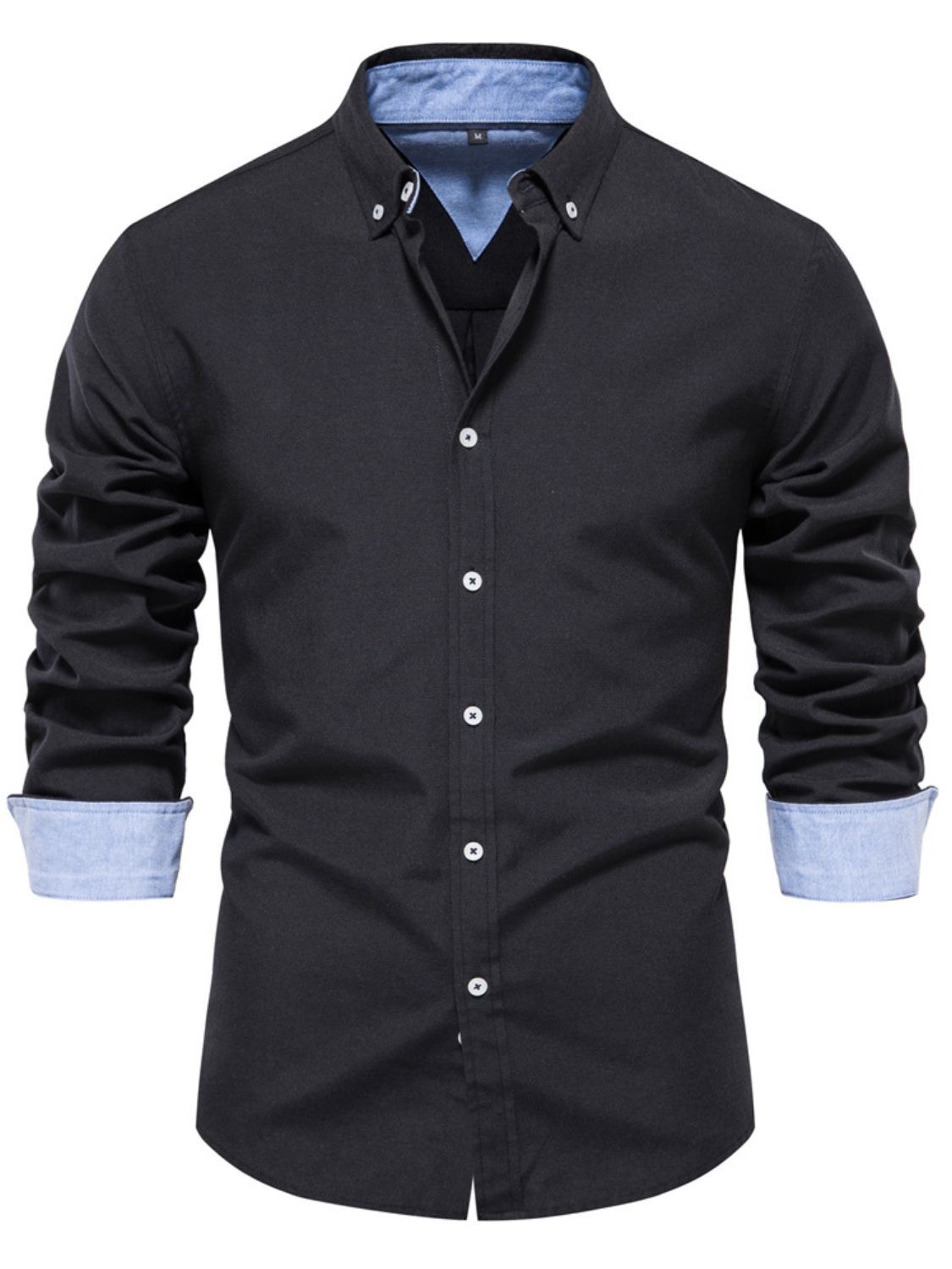 Men's Button Down Collared Neck Shirt for Stylish Comfort