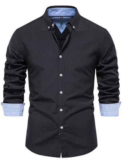 Men's Button Down Collared Neck Shirt for Stylish Comfort