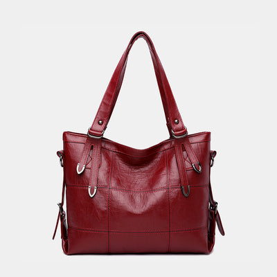 Stylish PU Leather Medium Handbag for Everyday Elegance