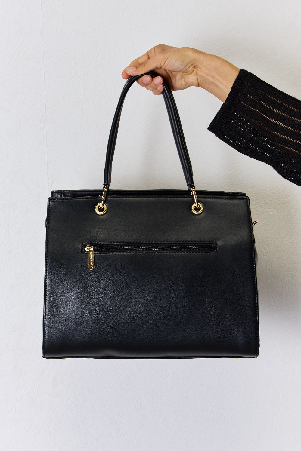 David Jones Texture PU Leather Handbag for Stylish Elegance