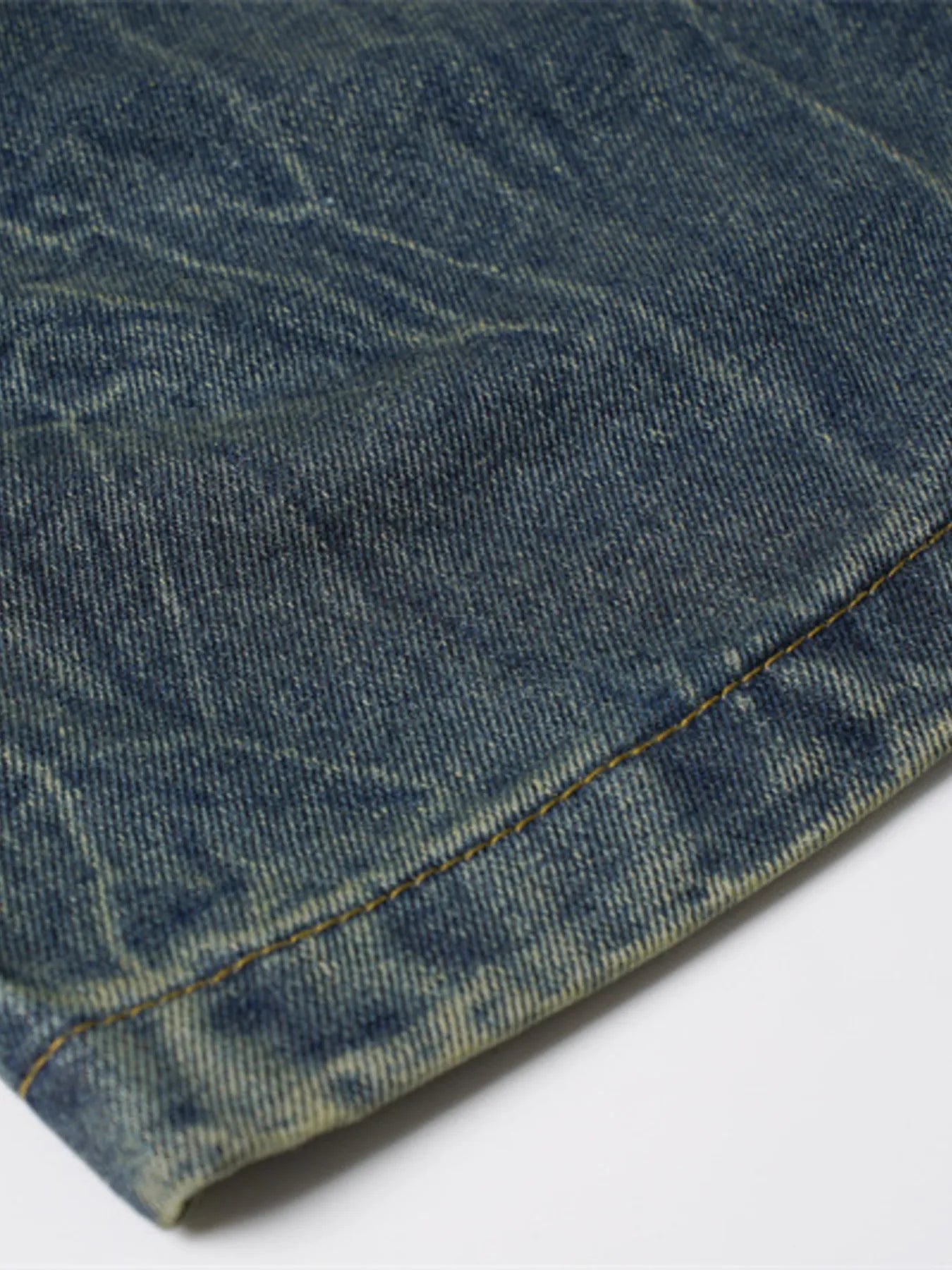 Men's Washed Denim Shorts