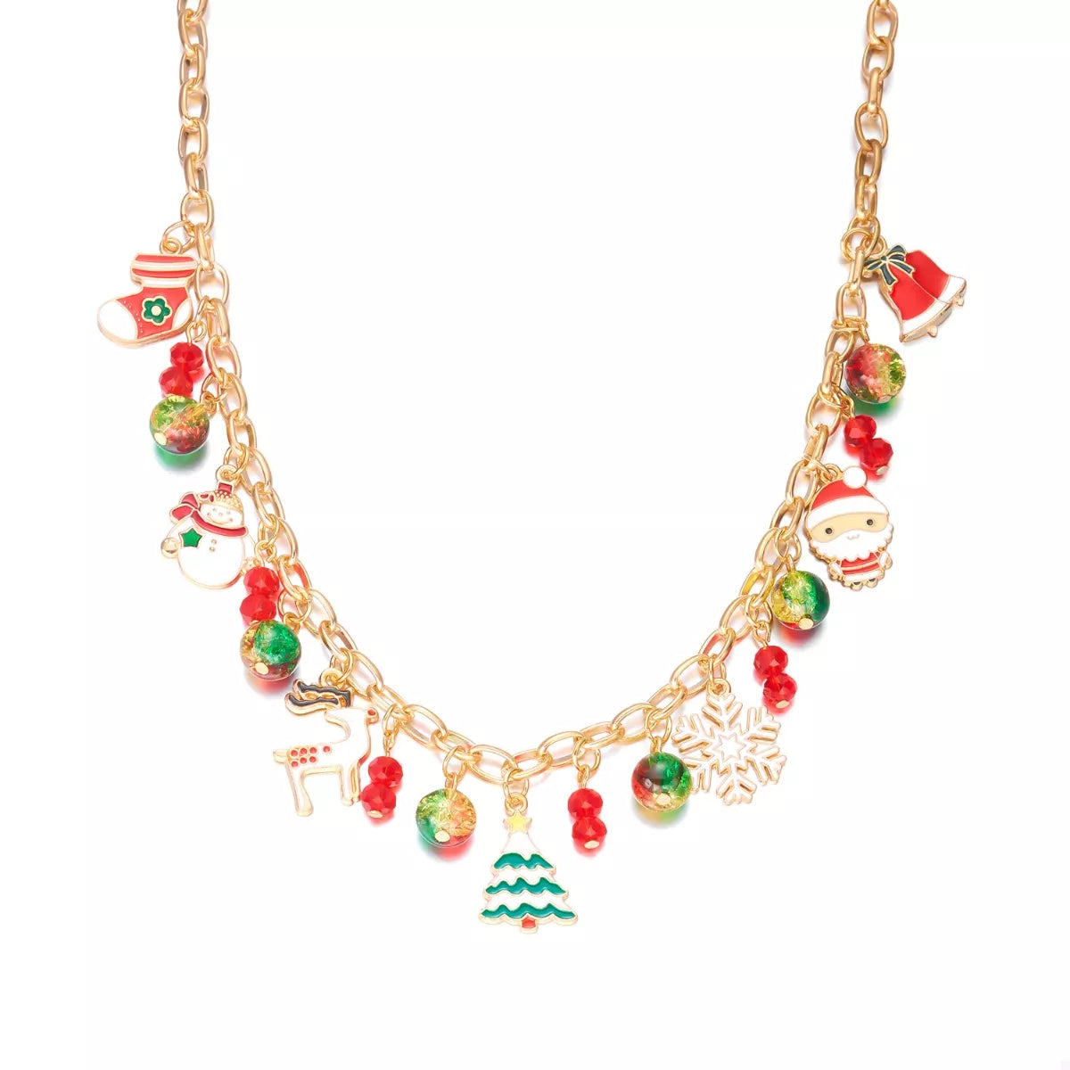 Christmas Themed Charm Necklace