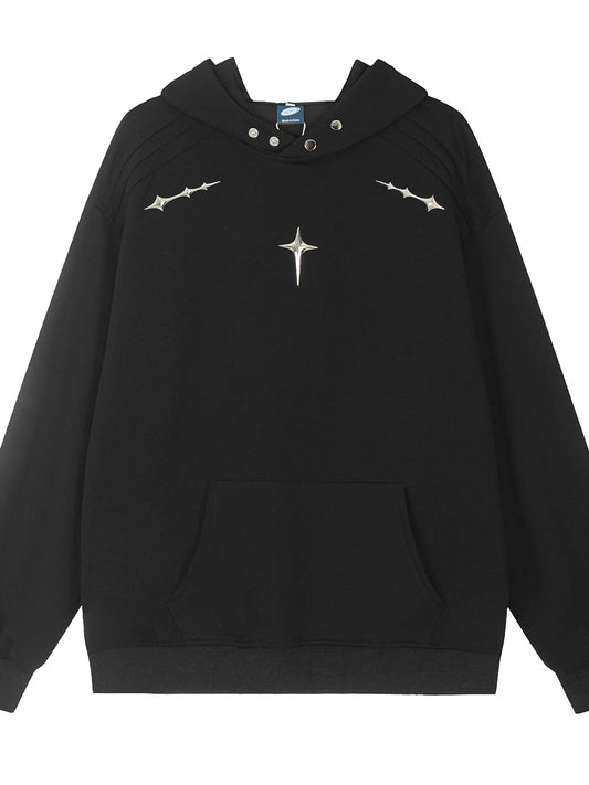Men's Cross Star Kangaroo Pocket Hoodie